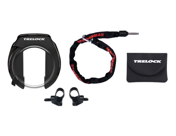 TRELOCK Rahmenschloss RS 351 AZ + ZR 355 100/6 mit Tasche