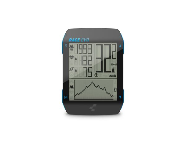 Cube Fahrradcomputer RACE EVO - black´n´blue metallic